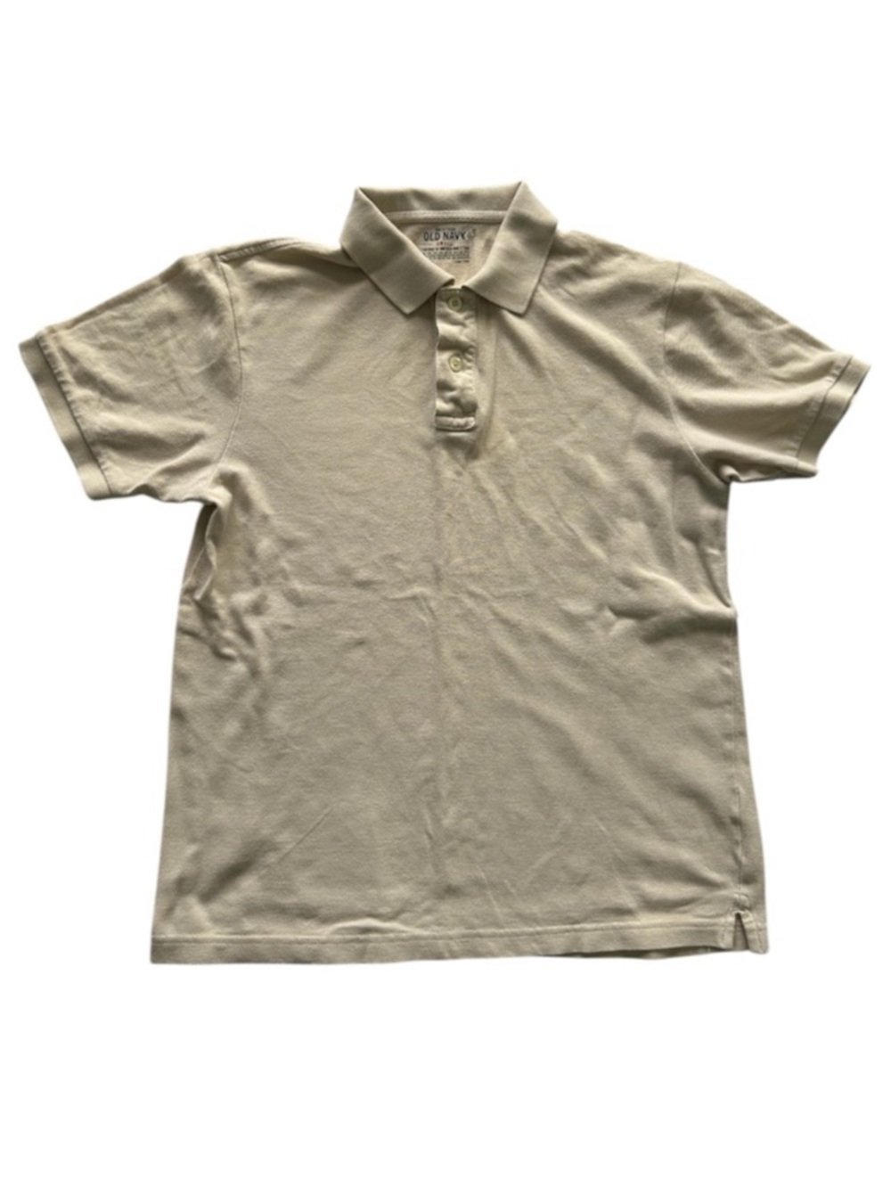 Old Navy Polo Shirt in Beige - Size S Unisex - Picture 2 of 7